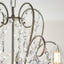Berkeley 5 Pendant Light Aged Silver.