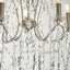 Berkeley 5 Pendant Light Aged Silver.