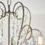 Berkeley 5 Pendant Light Aged Silver.