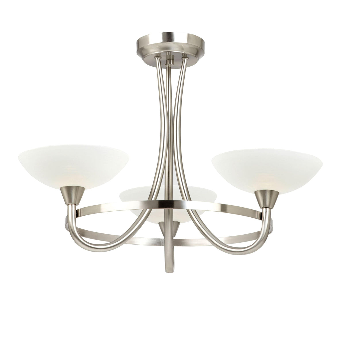 Beta 3 Ceiling Lamp Satin Chrome.