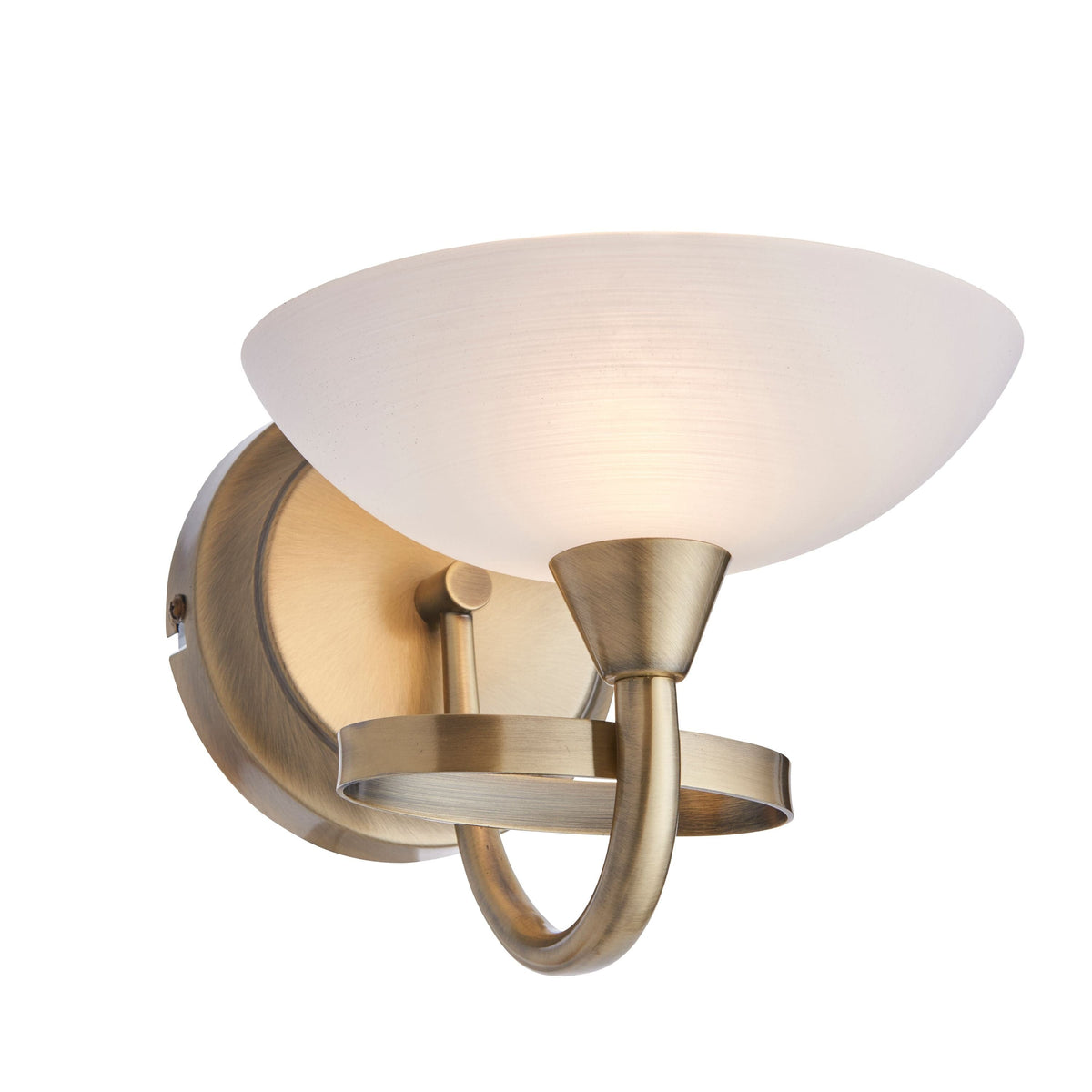 Beta Wall Light Antique Brass.
