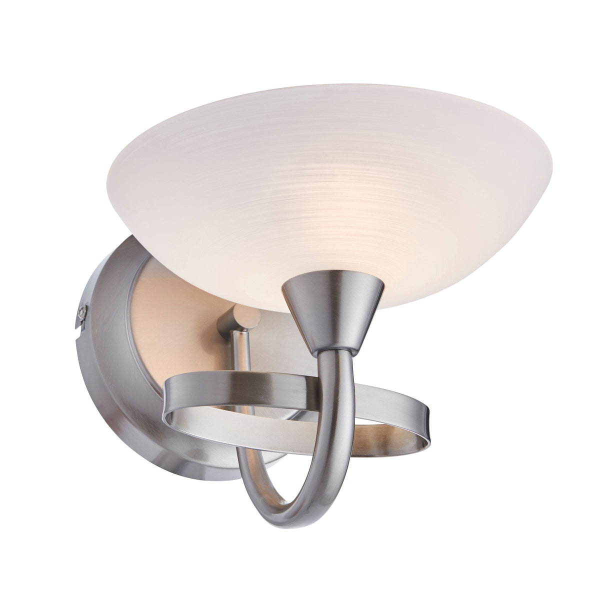 Beta Wall Light Satin Chrome.