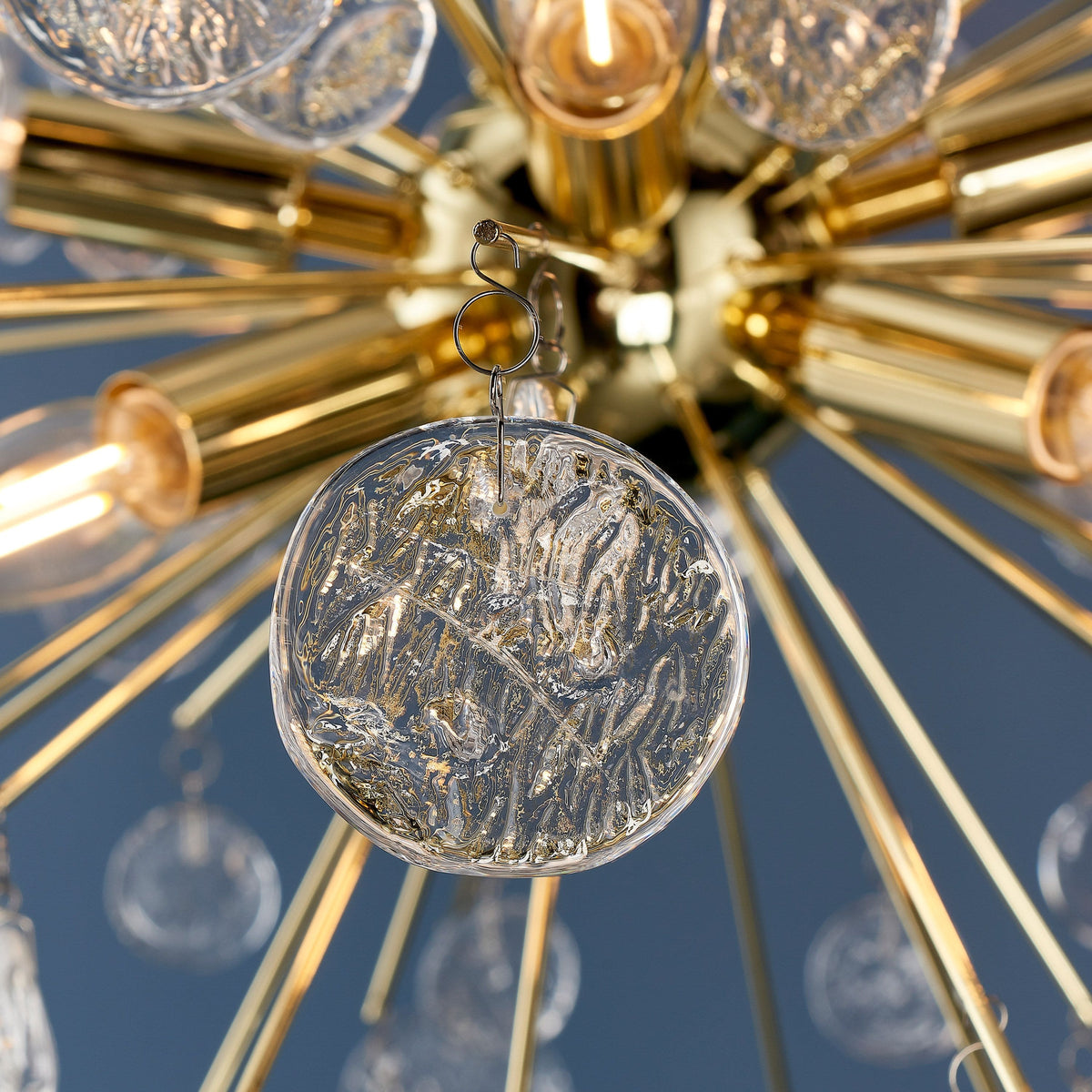 Bexley Pendant Light Gold Effect.