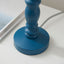 Bodhi Lighting Biblow Table Lamp Base Satin Marlin Blue Paint House of Isabella UK
