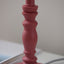 Biblow Table Lamp Base Satin Pink Clay Paint.
