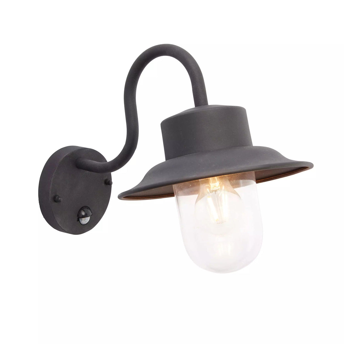 Blennerhasset PIR Wall Light Black.