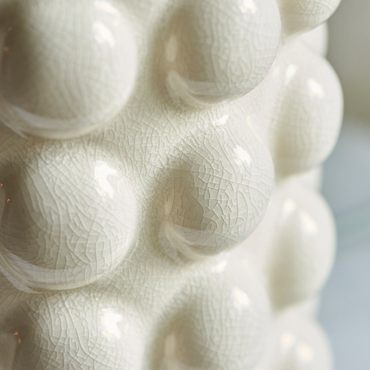 Bodhi Lighting Bobs Table Lamp Base White Crackle Glaze House of Isabella UK