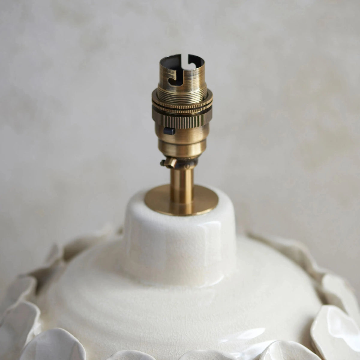 Bodhi Lighting Borello Table Lamp Base Ivory Crackle Glaze House of Isabella UK