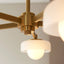 Bodhi Lighting Boss 5 Pendant Light Brushed Aged Brass House of Isabella UK
