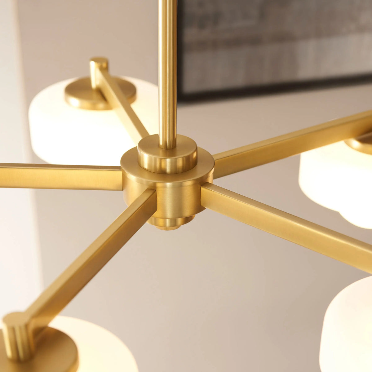 Bodhi Lighting Boss 5 Pendant Light Brushed Aged Brass House of Isabella UK