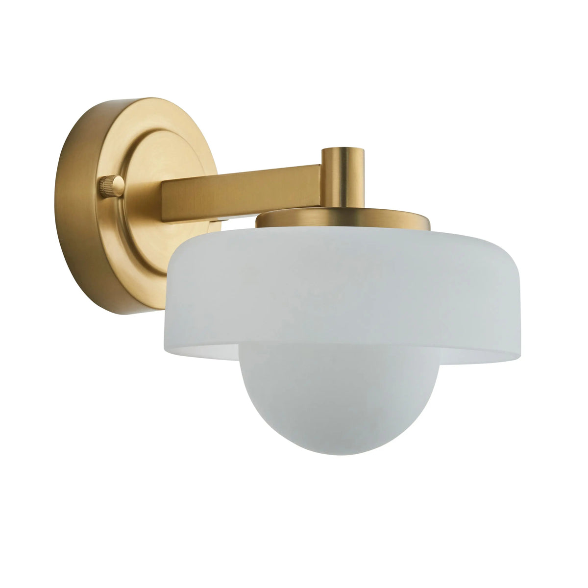 Bodhi Lighting Boss Wall Light Brushed Aged Brass House of Isabella UK
