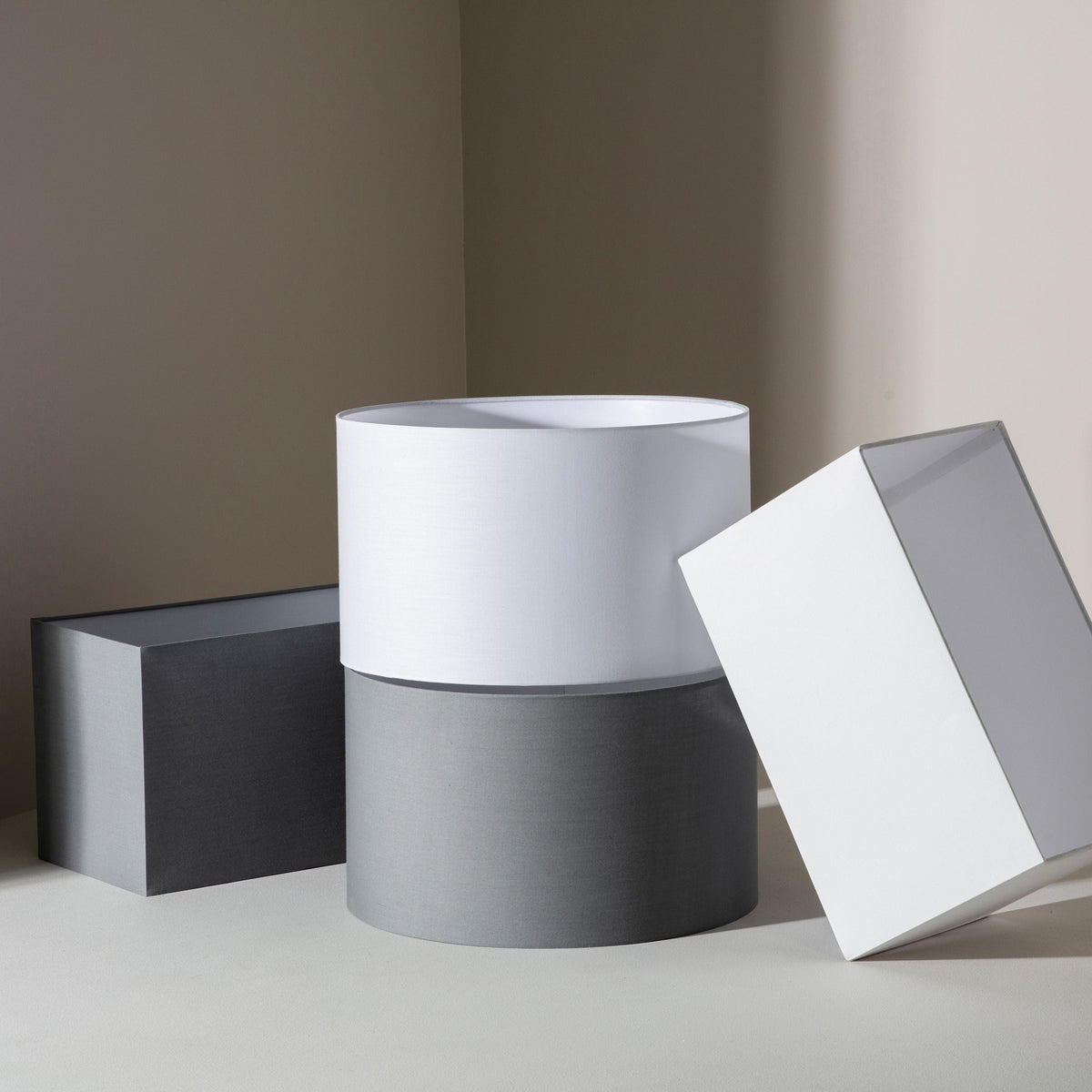 Bowithick Lamp Shade Vintage White 20 inch.