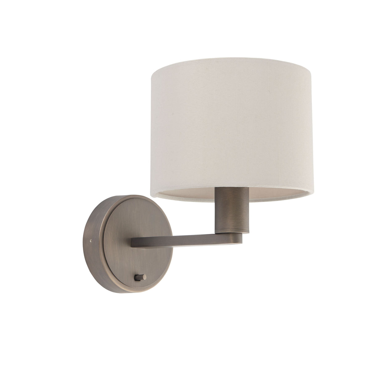 Boyn Wall Light Bronze & Marble Faux Silk.
