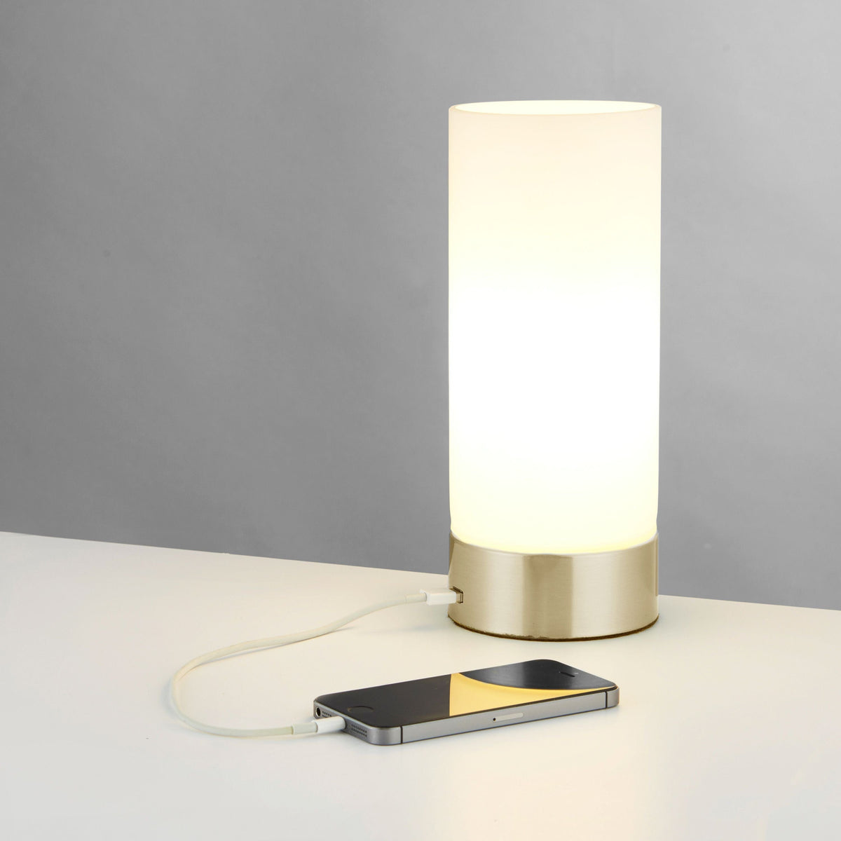 Bradley Table Lamp Brushed Brass.