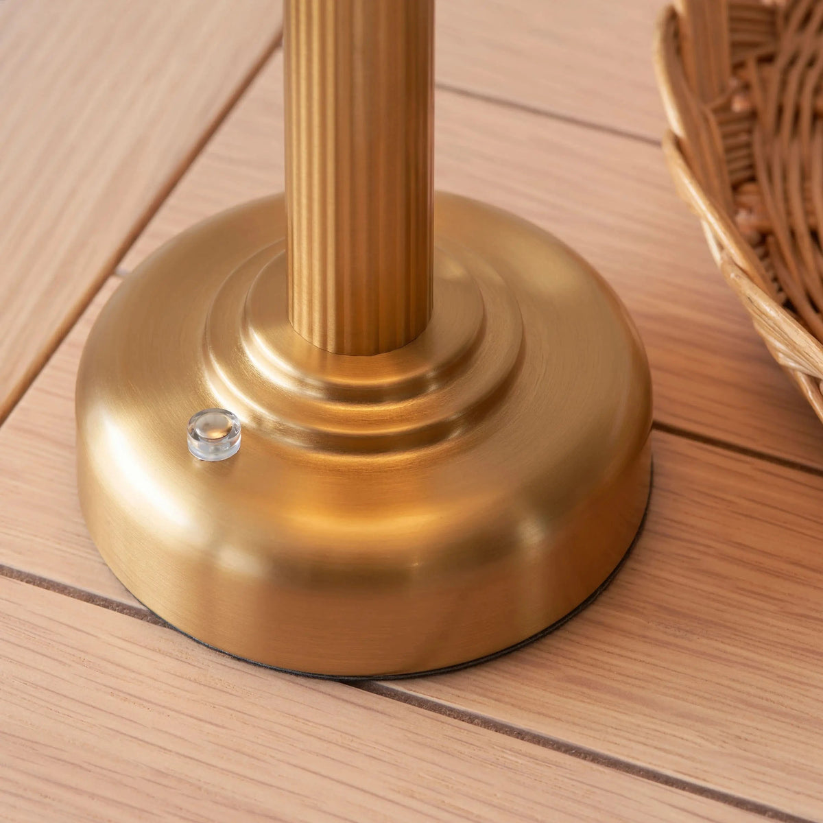 Bodhi Lighting Bridport Rechargeable Table Lamp Warm Brass House of Isabella UK