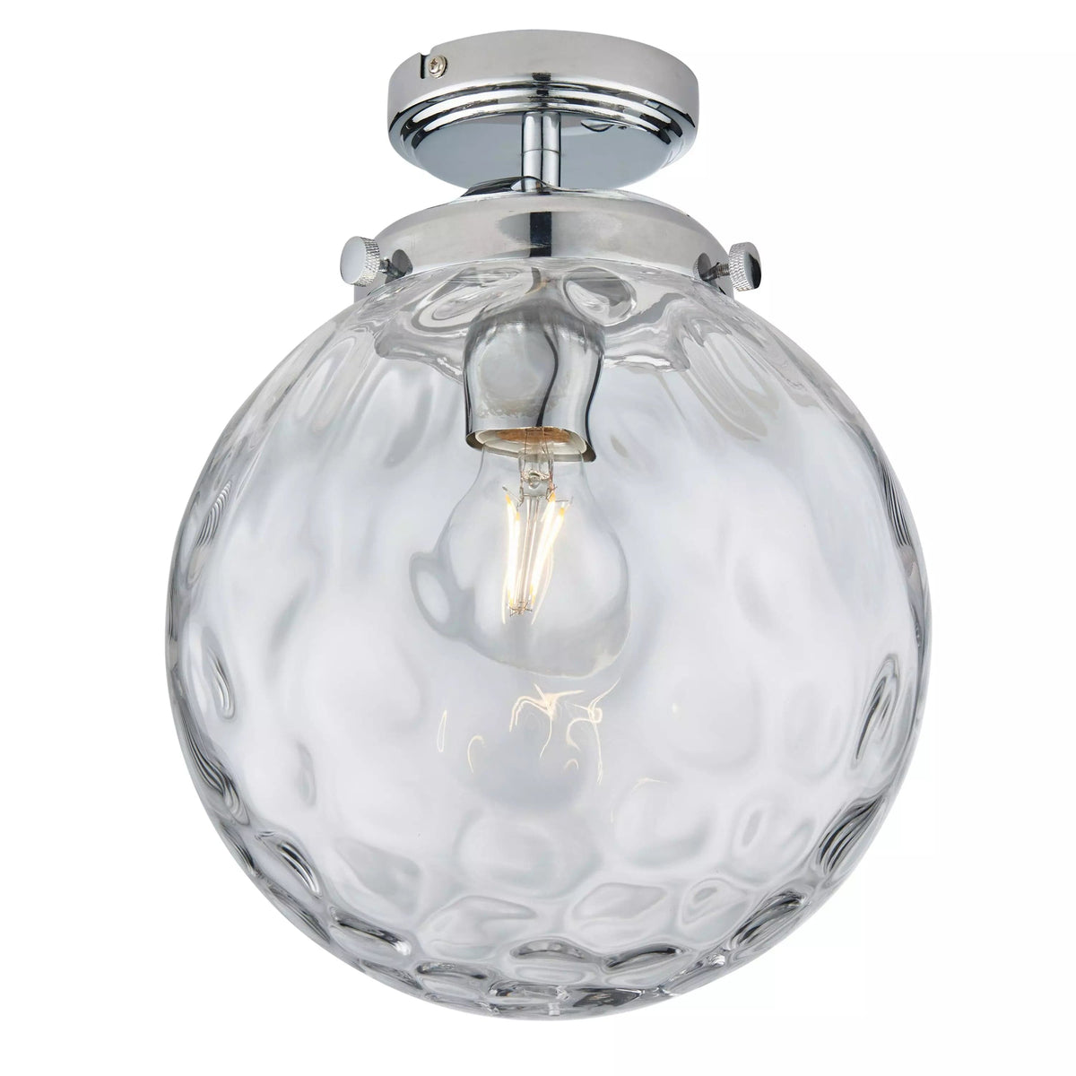 Bruton Bathroom 1 Ceiling Light Chrome.