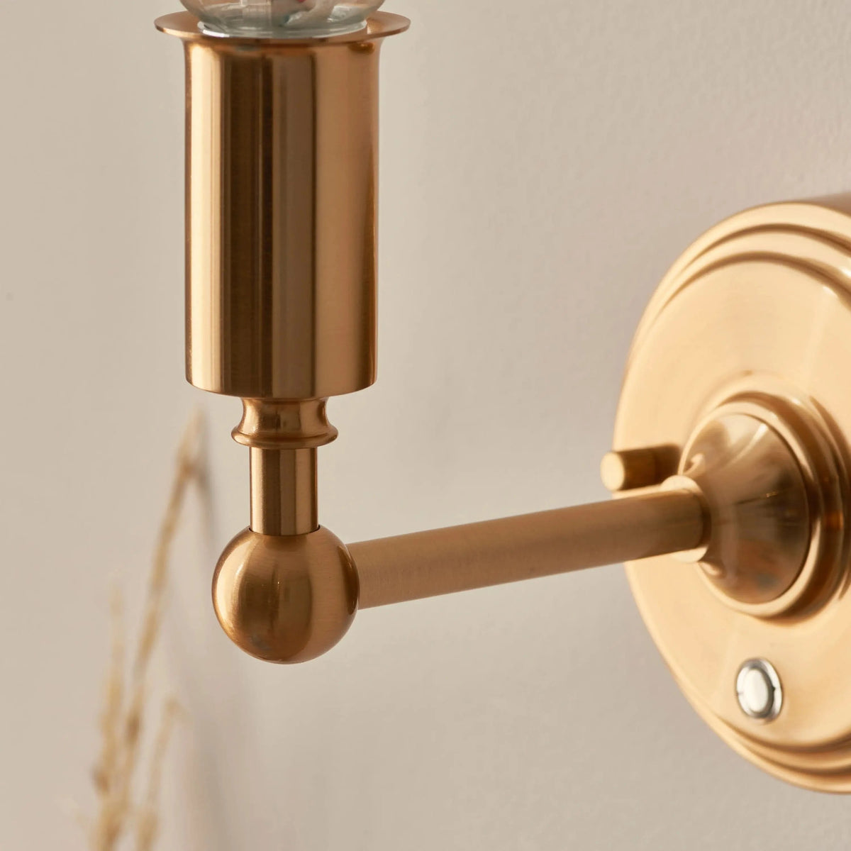 Bodhi Lighting Burleigh Rechargeable 1 Wall Light Aged Brass House of Isabella UK