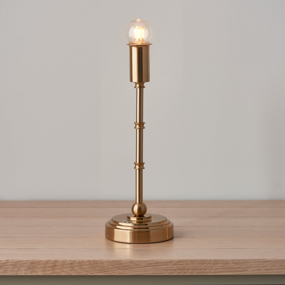 Bodhi Lighting Burleigh Rechargeable Table Lamp Base Aged Brass House of Isabella UK