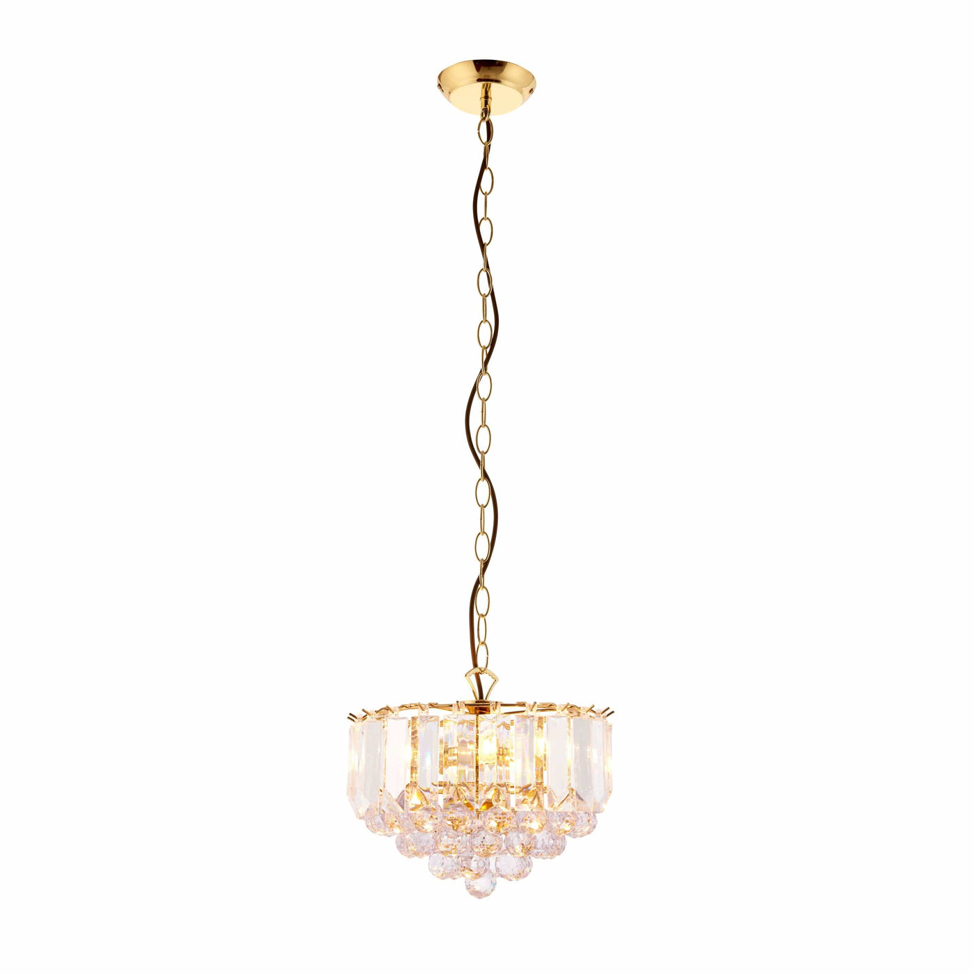 Bodhi Lighting Buryas 3 Pendant Light Brass Small House of Isabella UK