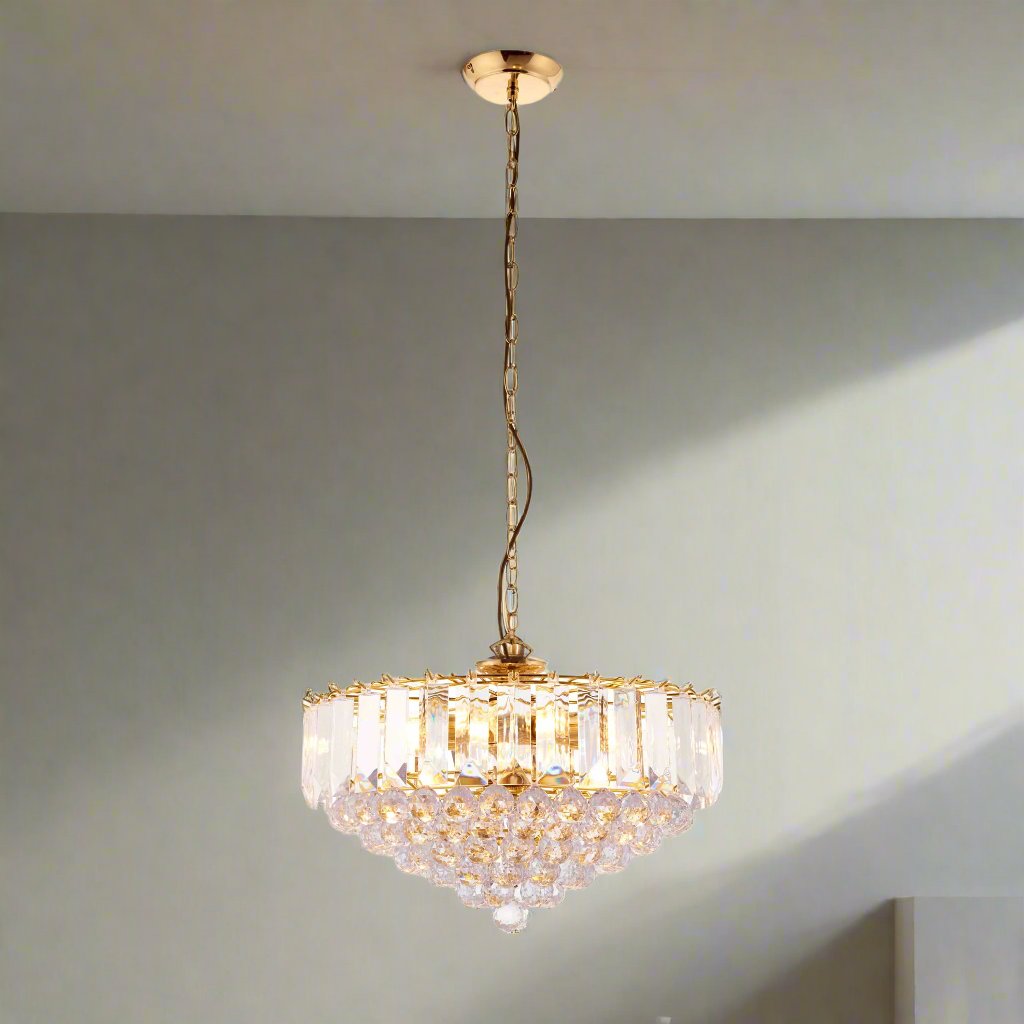 Buryas 6 Pendant Light Brass.