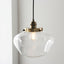 Camenbey 1 Pendant Light Antique Brass Clear.