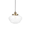 Camenbey 1 Pendant Light Antique Brass Clear.
