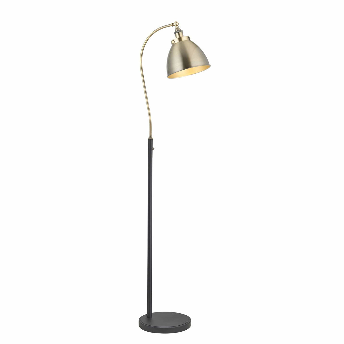 Canada Floor Lamp - Antique Brass.