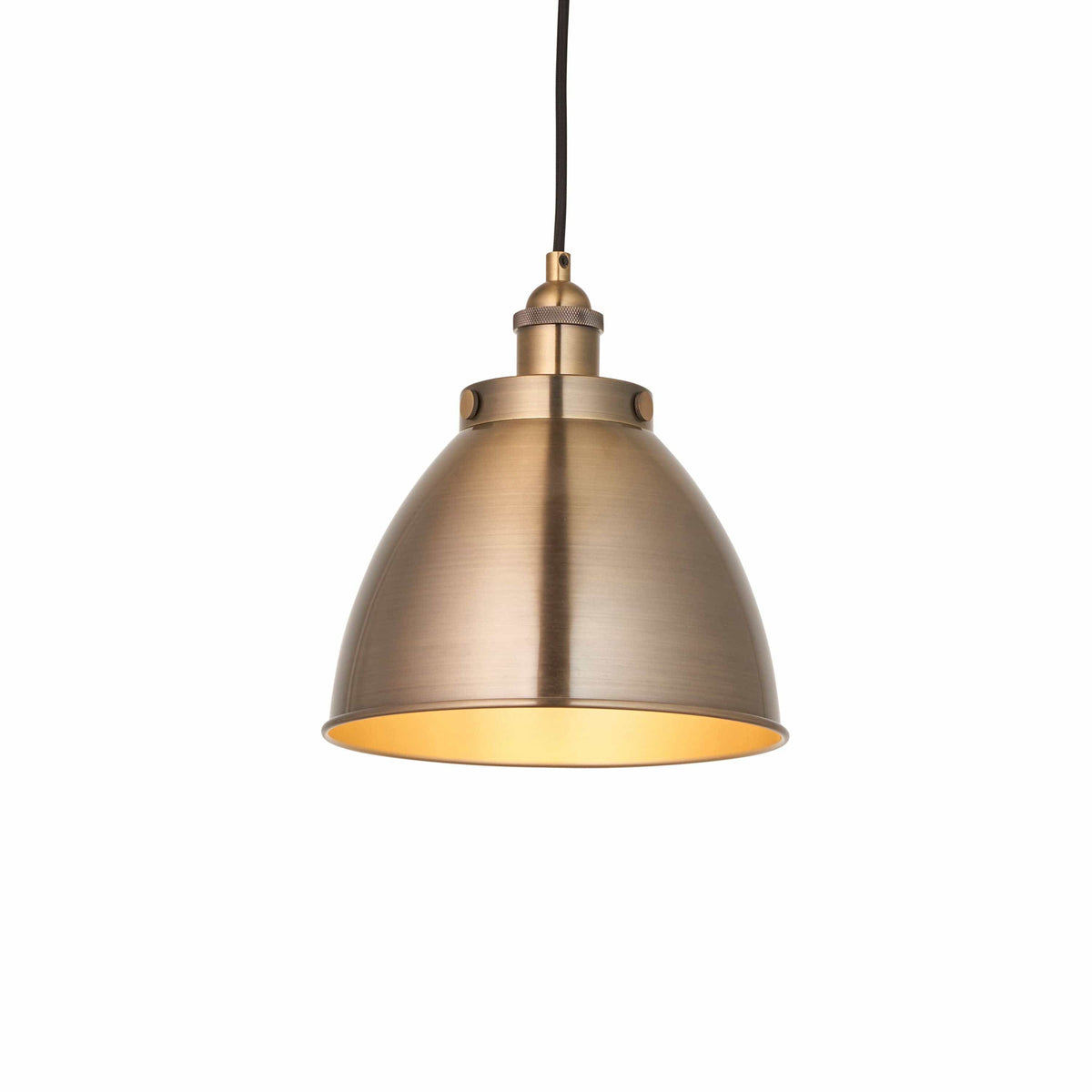 Canada Pendant Light - Small Antique Brass.