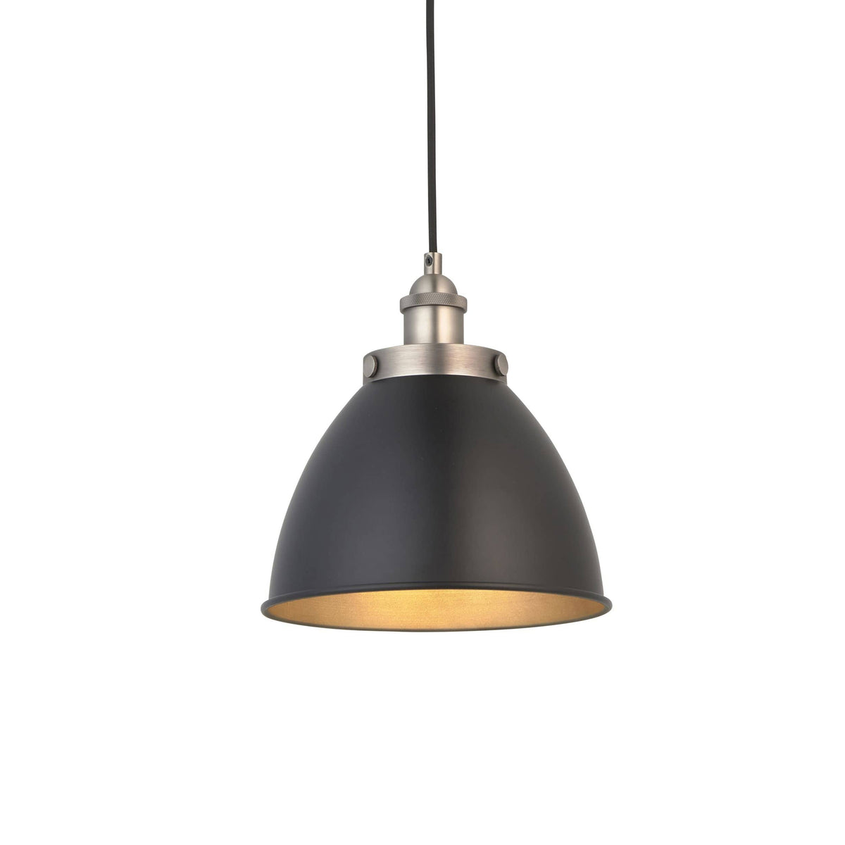 Canada Pendant Light - Small Black/Pewter.