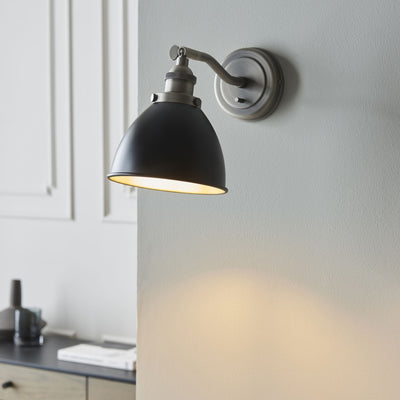 Bodhi Lighting Canada Wall Light - Black/Pewter House of Isabella UK