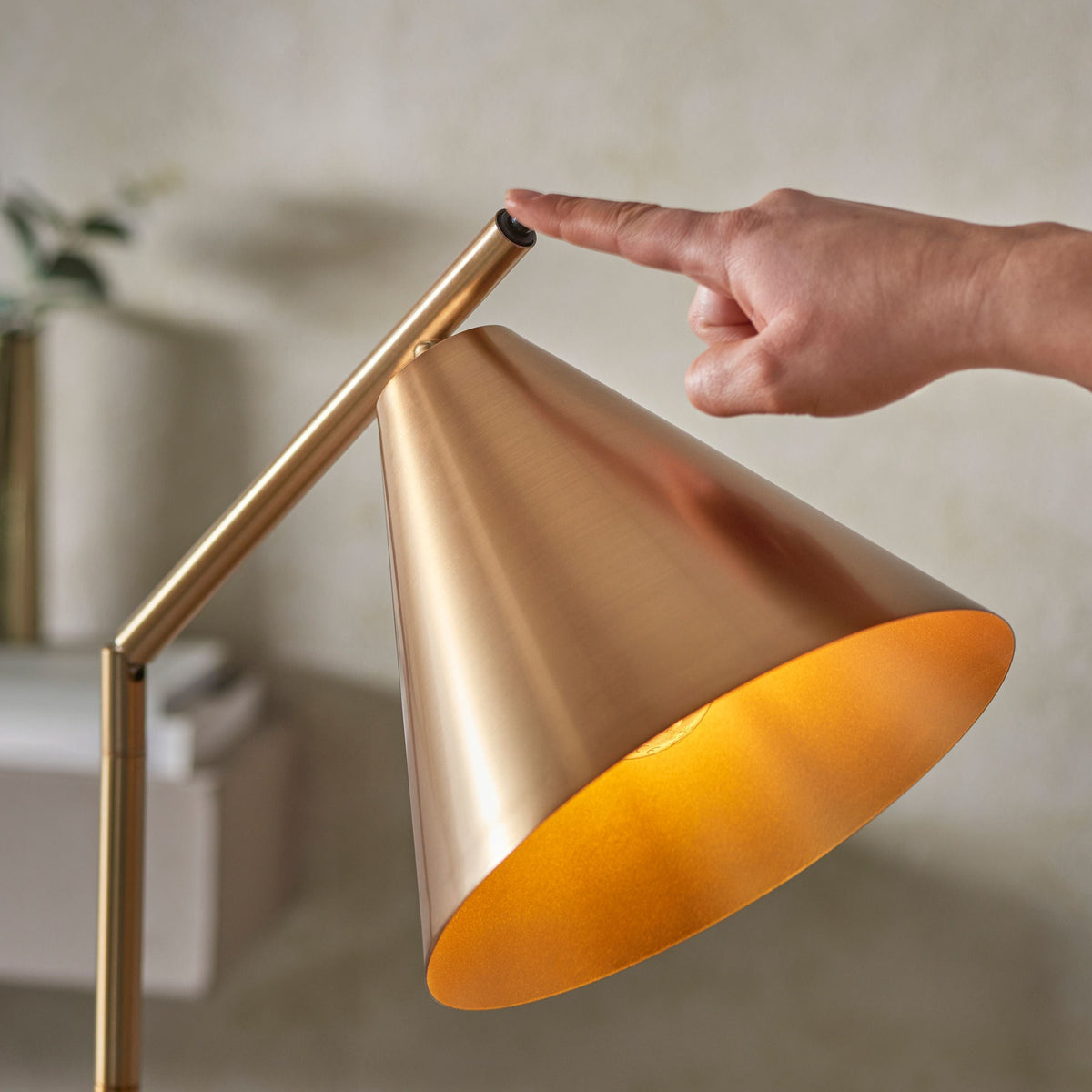 Capel Floor Light Antique Brass.