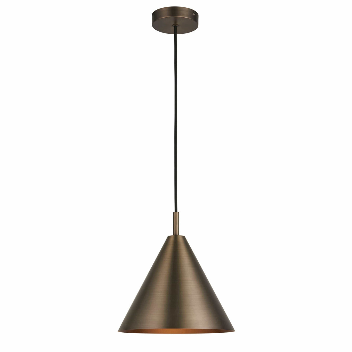 Capel Pendant Light Antique Bronze.