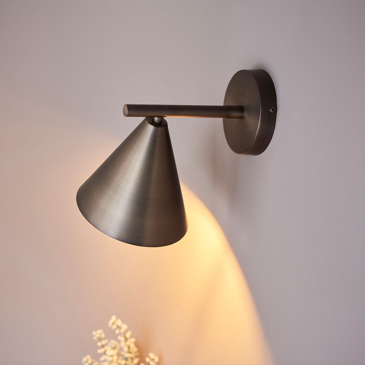Capel Wall Light Antique Bronze.