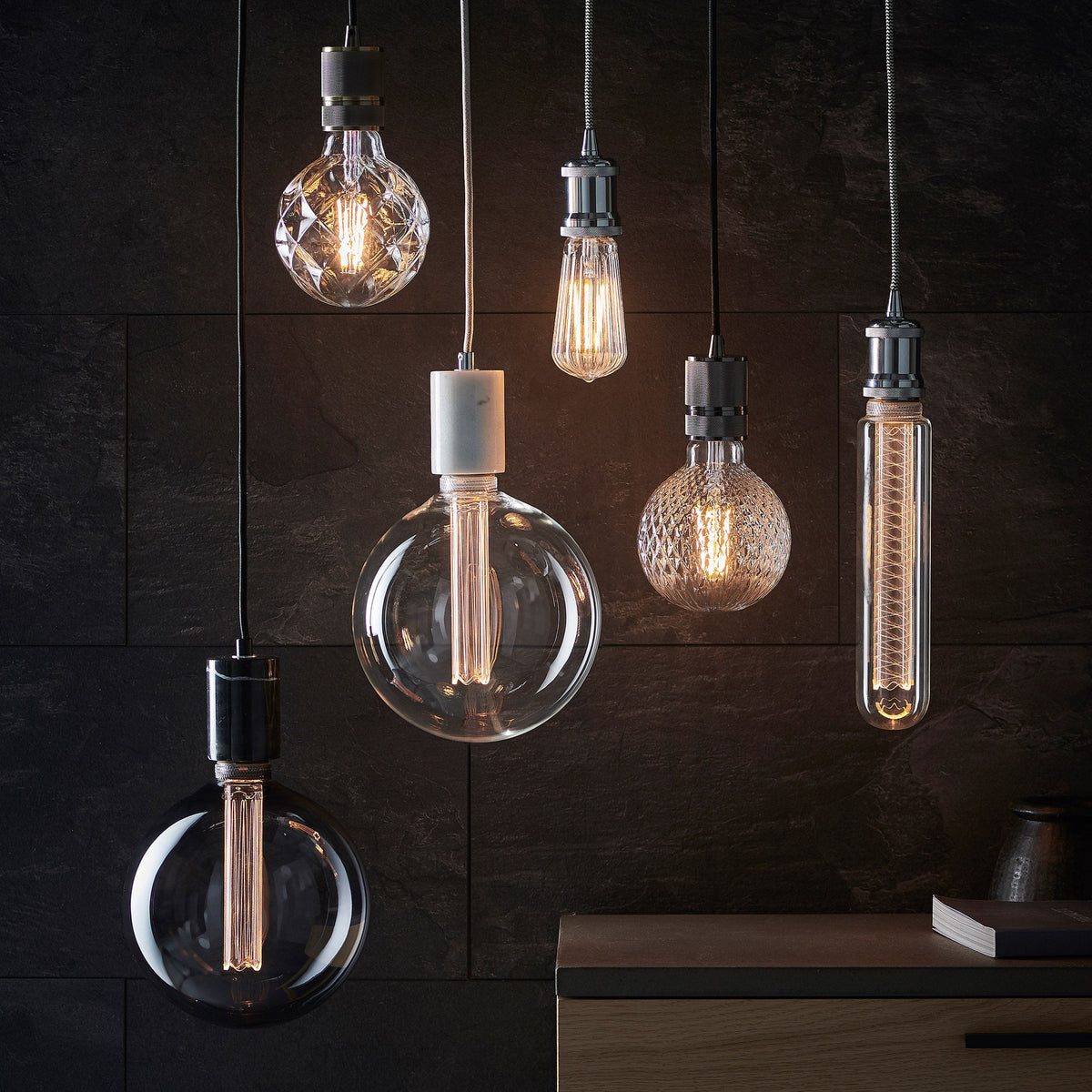 Carmarthen Bulb Smoke Glass.