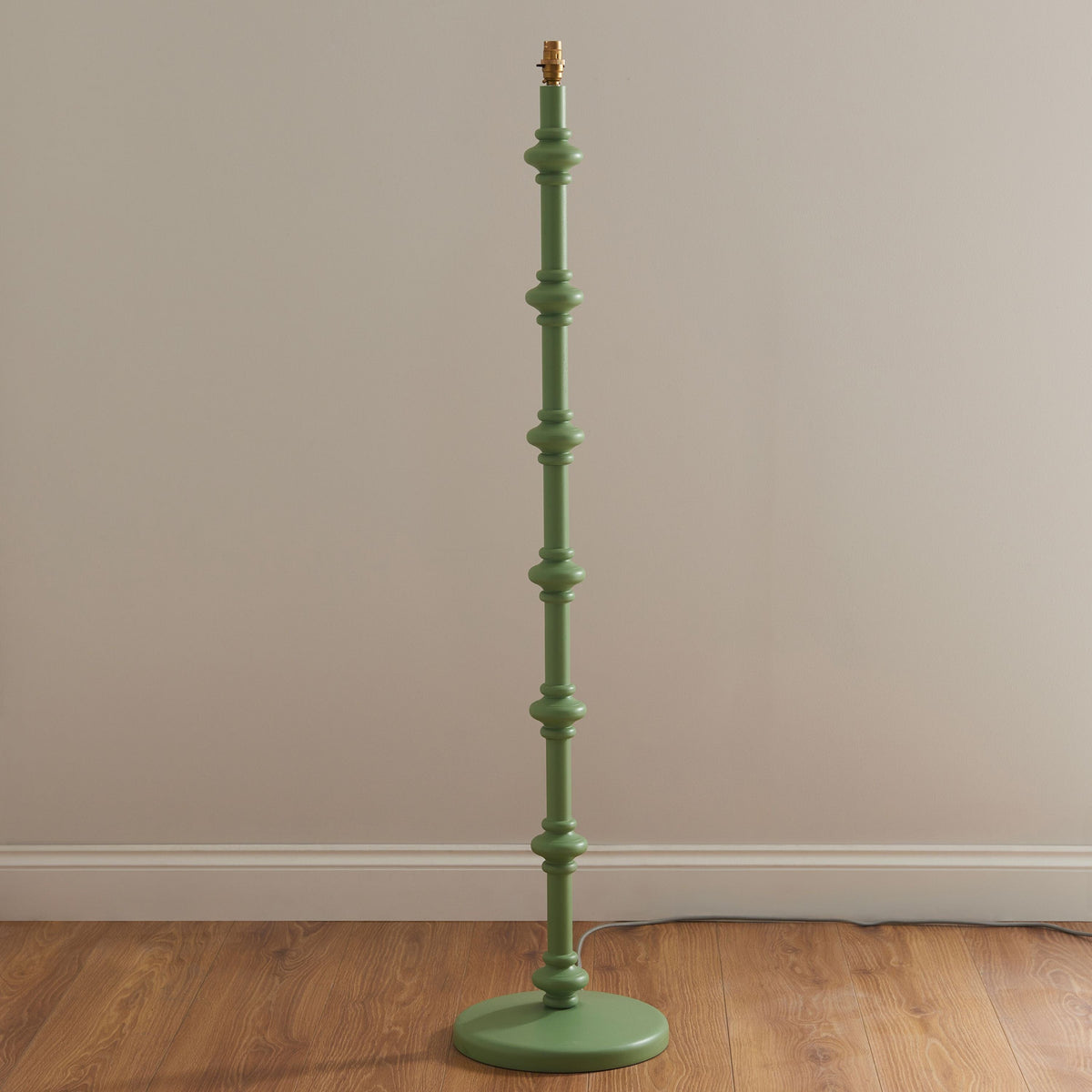 Bodhi Lighting Carnival Floor Lamp Base Satin Cotsbro Green House of Isabella UK