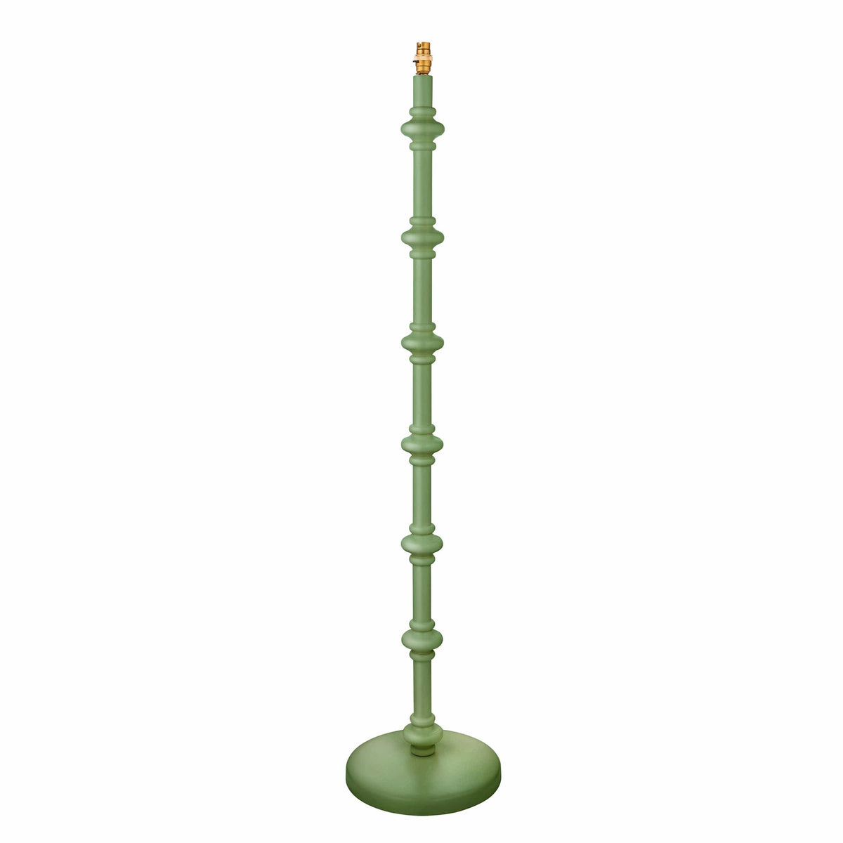 Bodhi Lighting Carnival Floor Lamp Base Satin Cotsbro Green House of Isabella UK