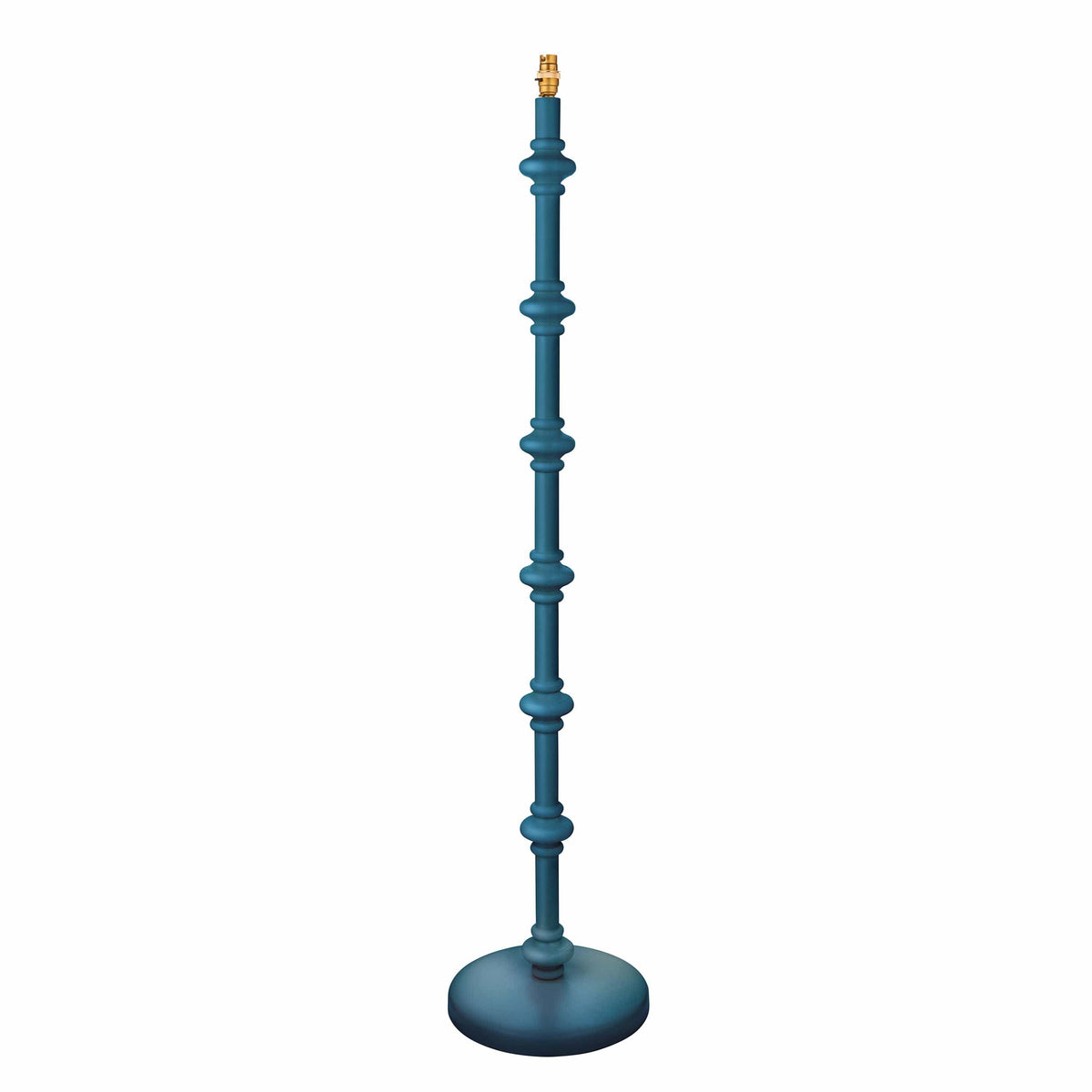 Bodhi Lighting Carnival Floor Lamp Base Satin Marlin Blue House of Isabella UK