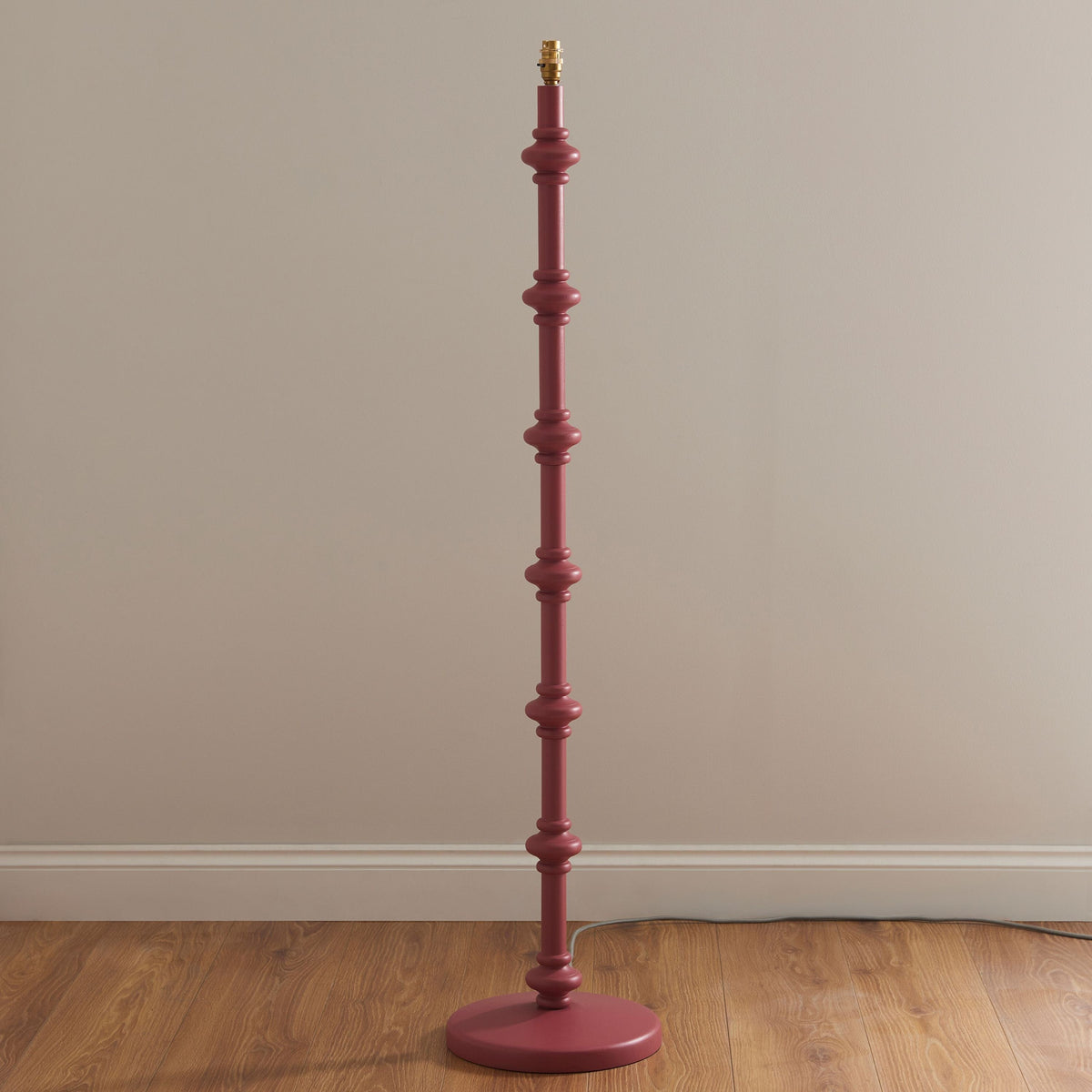 Bodhi Lighting Carnival Floor Lamp Base Satin Pink Clay House of Isabella UK
