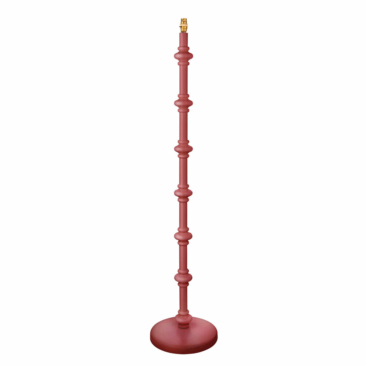 Bodhi Lighting Carnival Floor Lamp Base Satin Pink Clay House of Isabella UK
