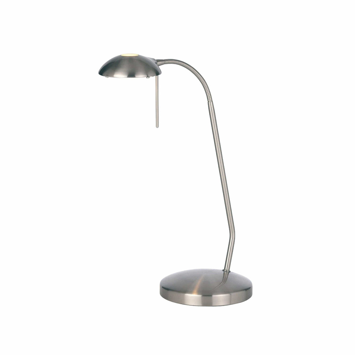Carwynnen Table Lamp Satin Chrome.
