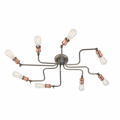 Bodhi Lighting Catcott 8 Ceiling Light - Copper House of Isabella UK