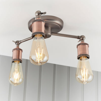 Bodhi Lighting Catcott Ceiling Light - Copper House of Isabella UK