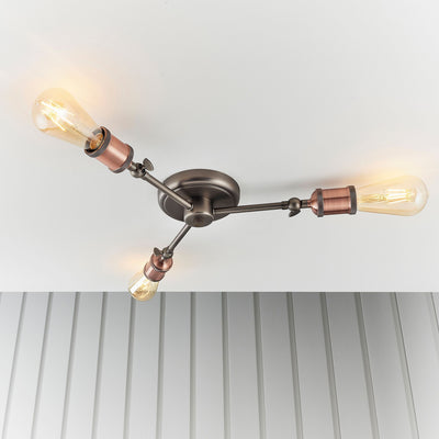 Bodhi Lighting Catcott Ceiling Light - Copper House of Isabella UK