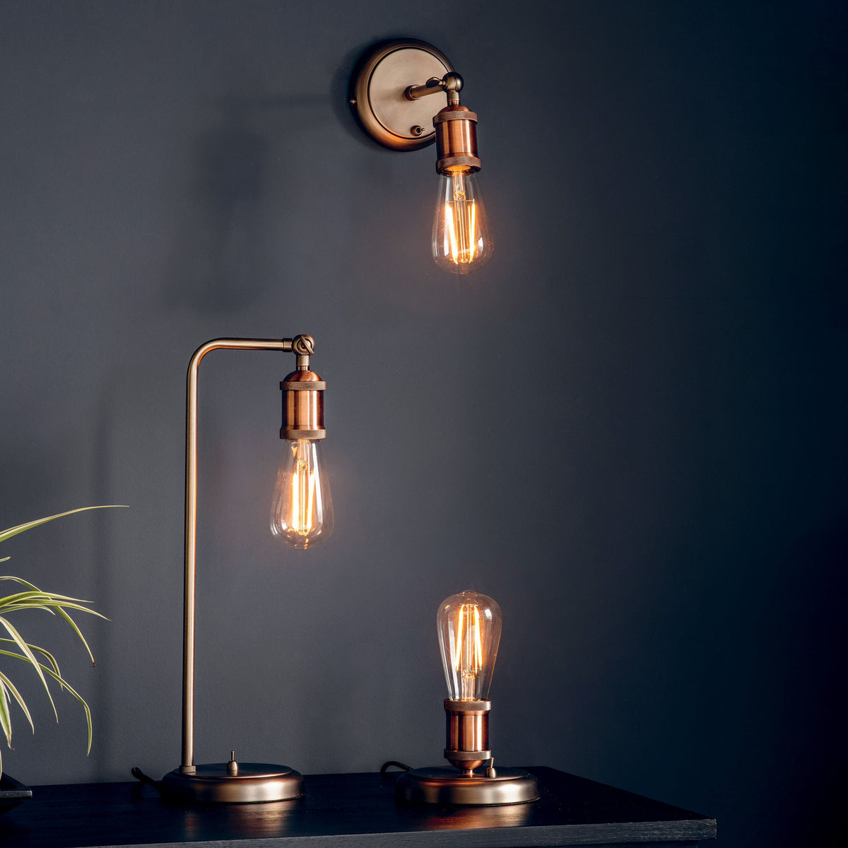 Catcott Table Lamp - Copper.