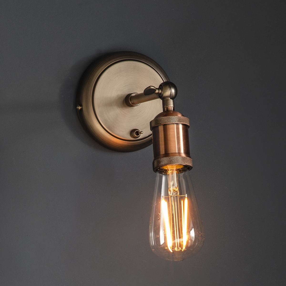 Bodhi Lighting Catcott Wall Light - Copper House of Isabella UK