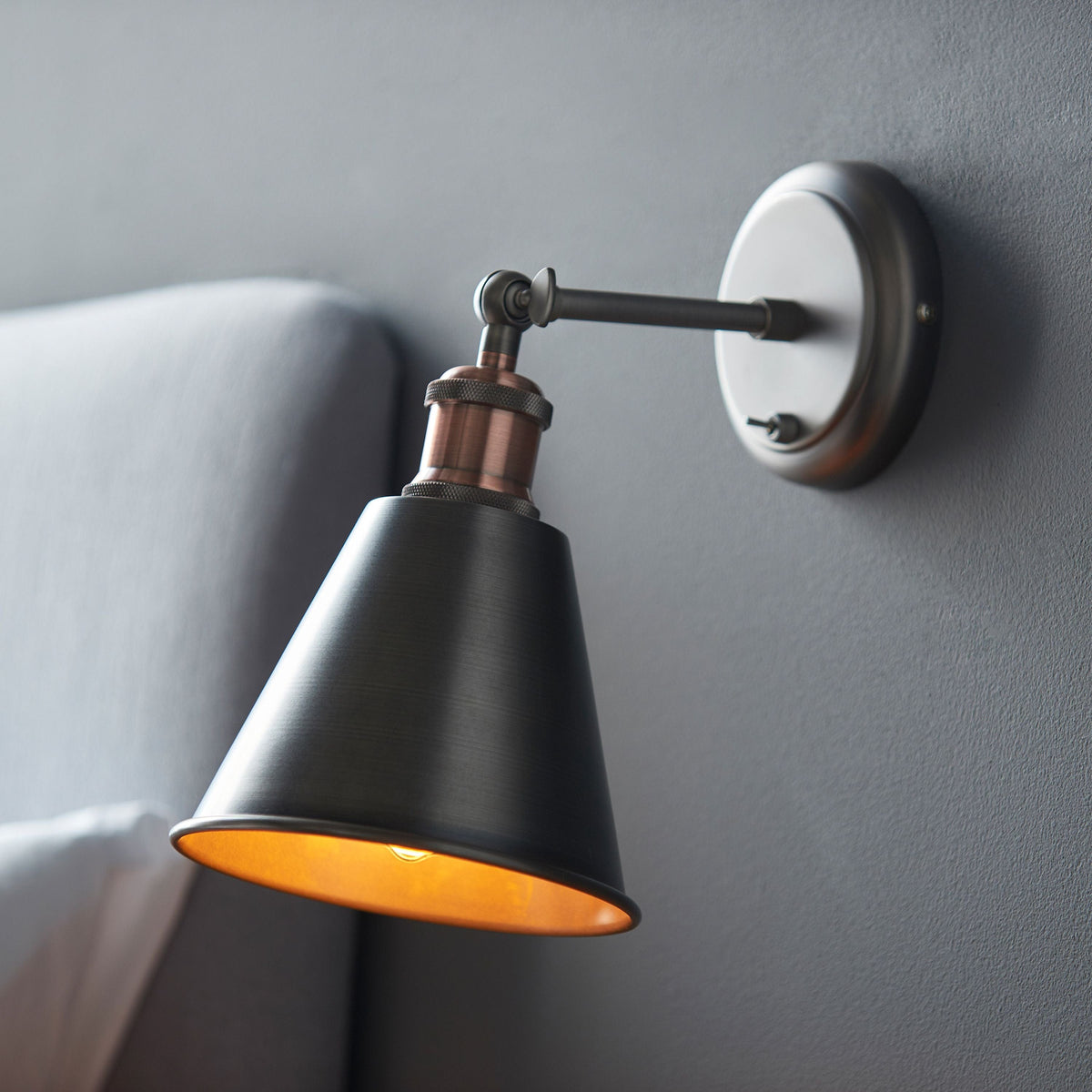 Catcott Wall Light - Silver.
