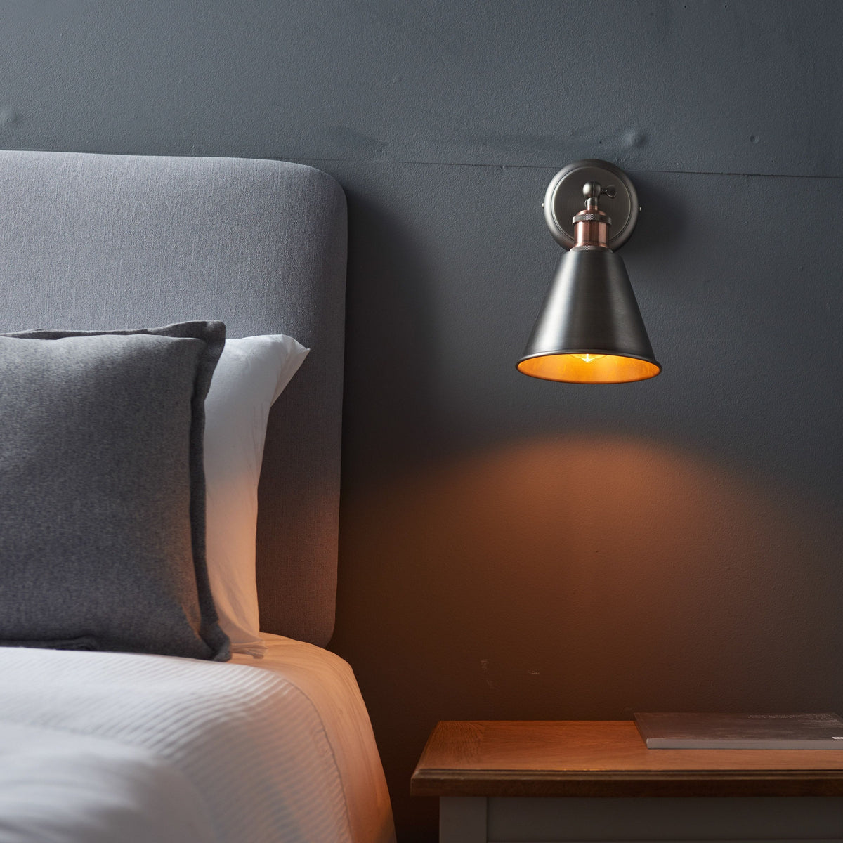 Catcott Wall Light - Silver.