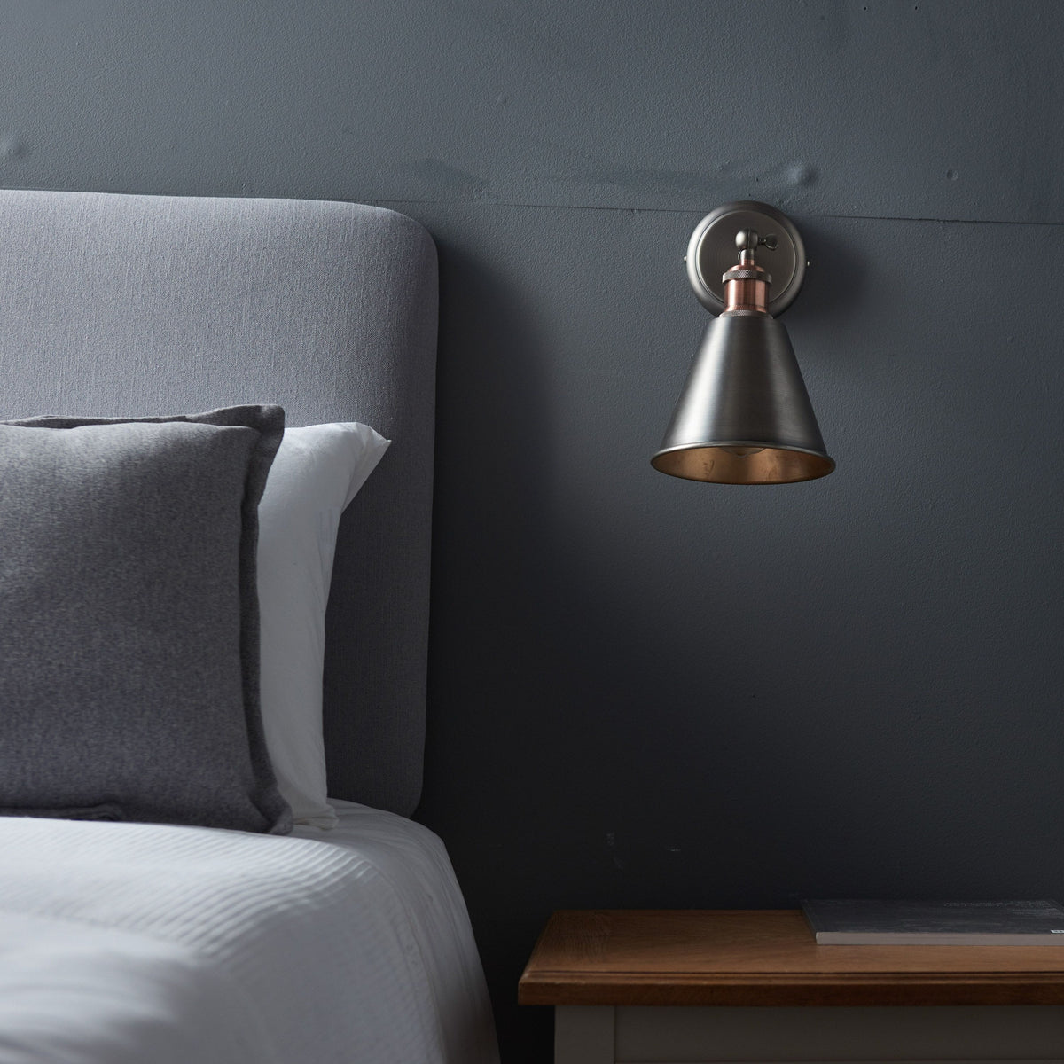 Catcott Wall Light - Silver.