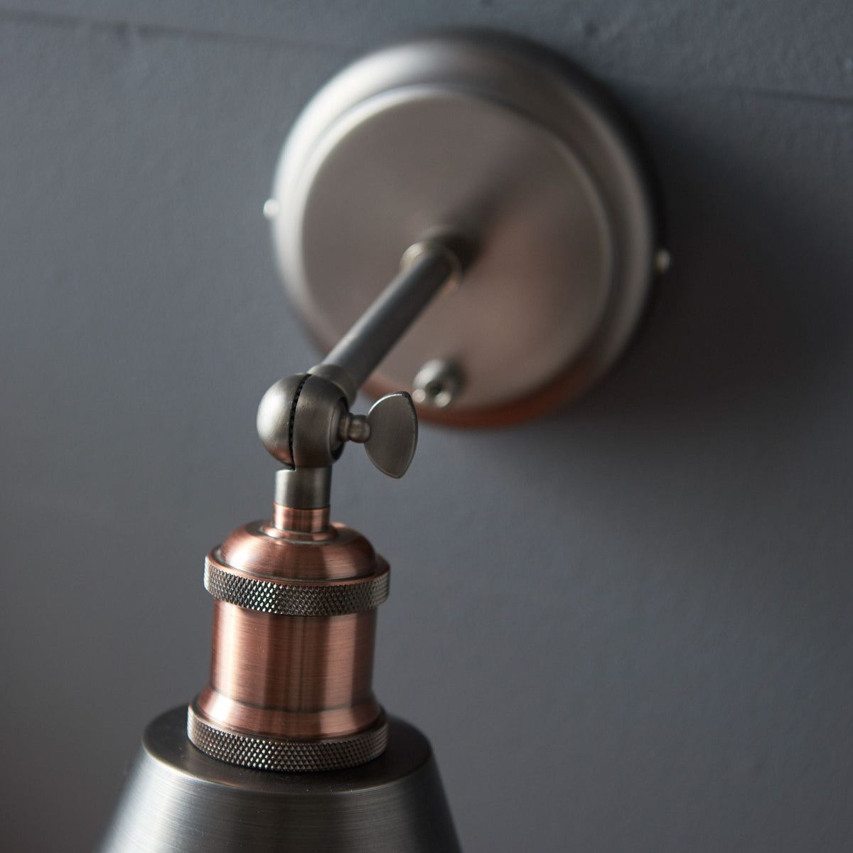 Catcott Wall Light - Silver.