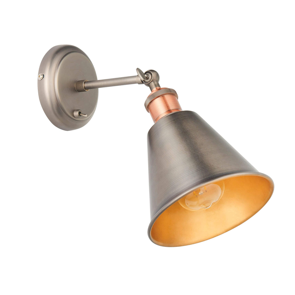 Bodhi Lighting Catcott Wall Light - Silver House of Isabella UK